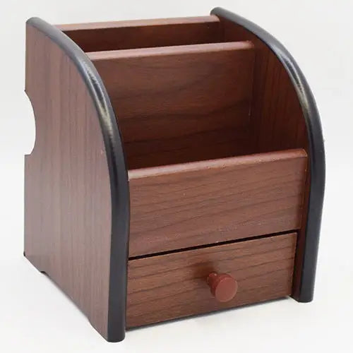 8002- Wooden Desk Organizer - simple